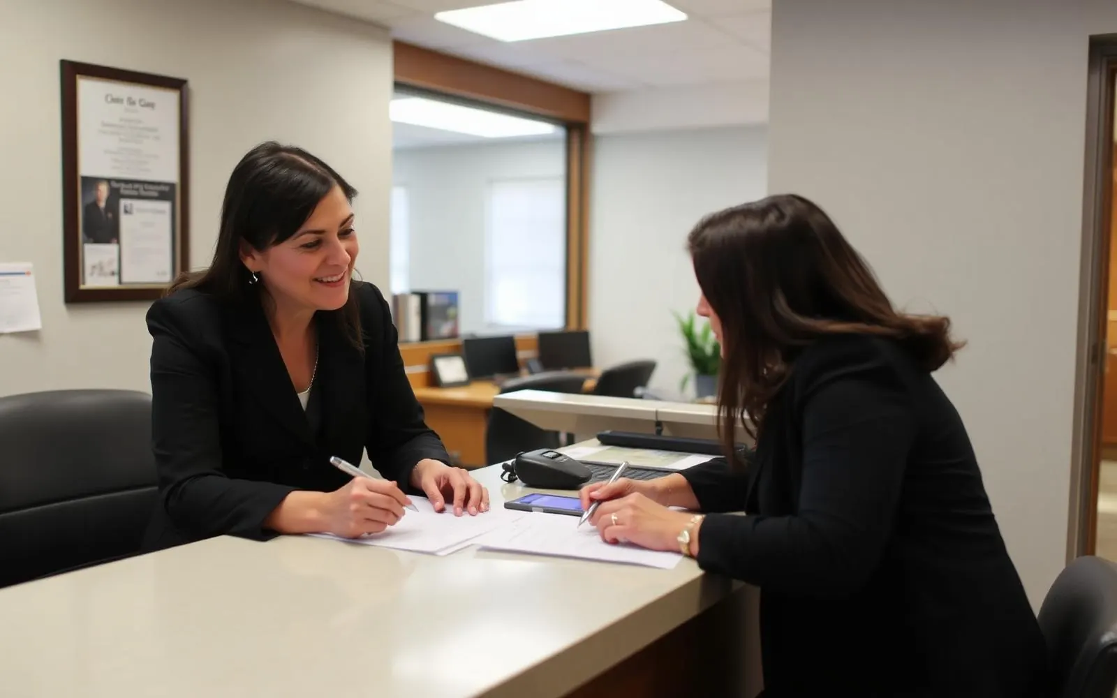 The Alvarez Law Firm Alexandria VA attorney reviewing a case file